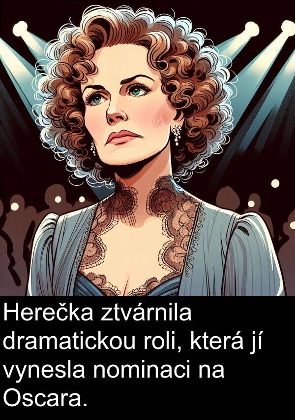 vynesla: Herečka ztvárnila dramatickou roli, která jí vynesla nominaci na Oscara.