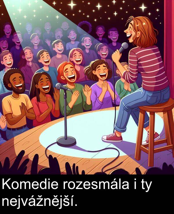 nejvážnější: Komedie rozesmála i ty nejvážnější.