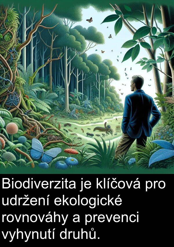 udržení: Biodiverzita je klíčová pro udržení ekologické rovnováhy a prevenci vyhynutí druhů.