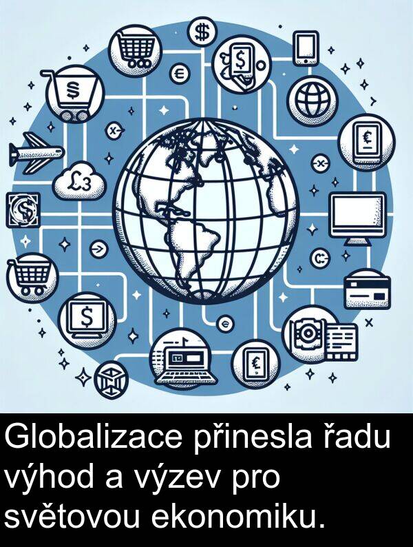 řadu: Globalizace přinesla řadu výhod a výzev pro světovou ekonomiku.
