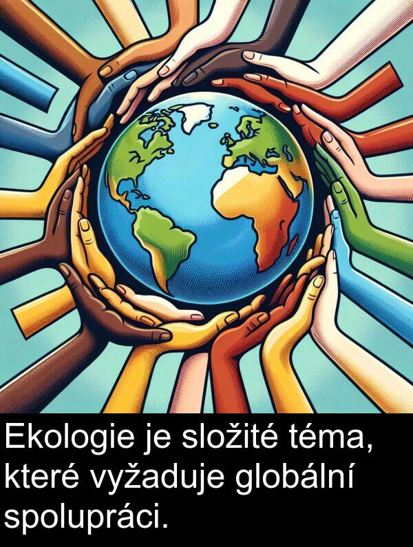 globální: Ekologie je složité téma, které vyžaduje globální spolupráci.