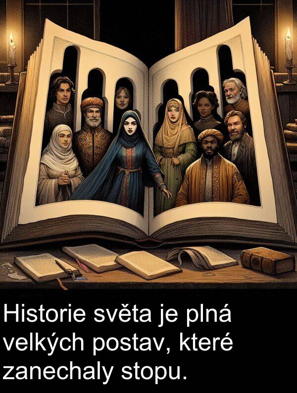 postav: Historie světa je plná velkých postav, které zanechaly stopu.