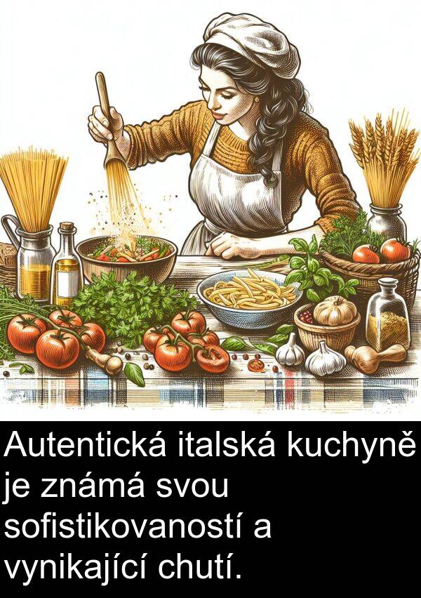 chutí: Autentická italská kuchyně je známá svou sofistikovaností a vynikající chutí.