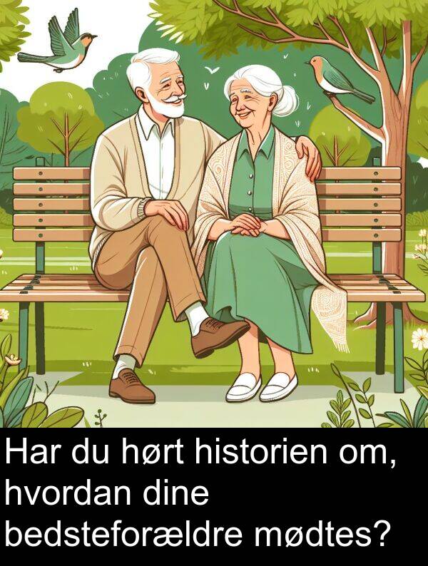 dine: Har du hørt historien om, hvordan dine bedsteforældre mødtes?