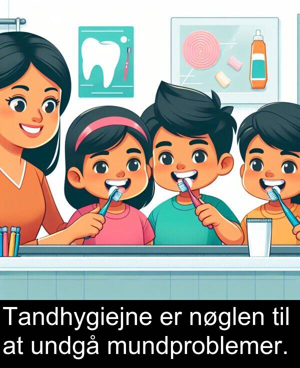 mundproblemer: Tandhygiejne er nøglen til at undgå mundproblemer.