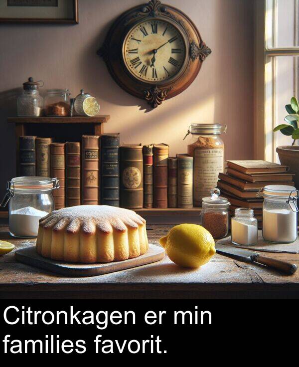 min: Citronkagen er min families favorit.