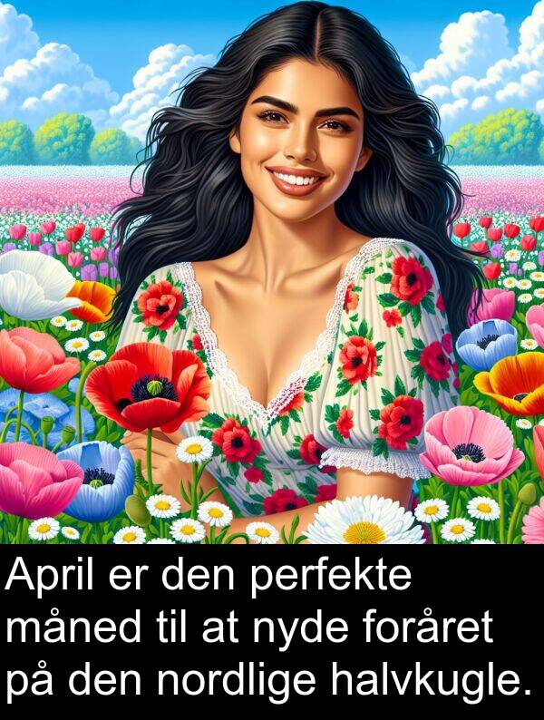 måned: April er den perfekte måned til at nyde foråret på den nordlige halvkugle.