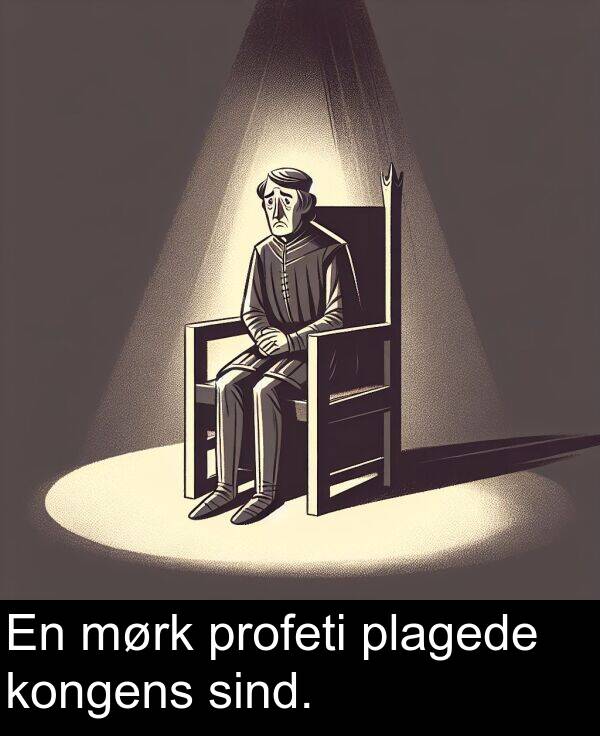 kongens: En mørk profeti plagede kongens sind.
