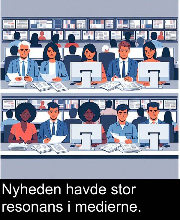 medierne: Nyheden havde stor resonans i medierne.