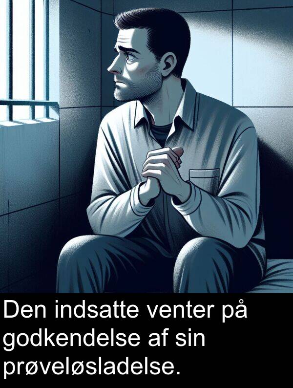venter: Den indsatte venter på godkendelse af sin prøveløsladelse.