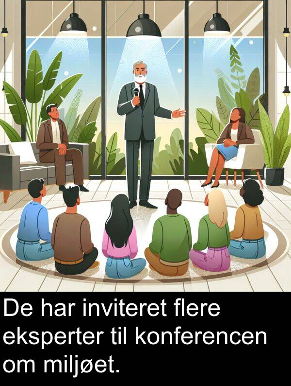 konferencen: De har inviteret flere eksperter til konferencen om miljøet.