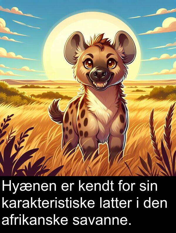 kendt: Hyænen er kendt for sin karakteristiske latter i den afrikanske savanne.