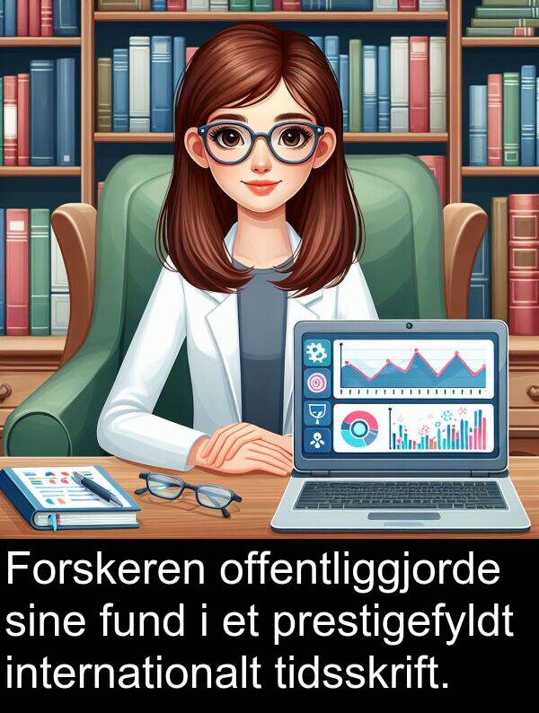 fund: Forskeren offentliggjorde sine fund i et prestigefyldt internationalt tidsskrift.