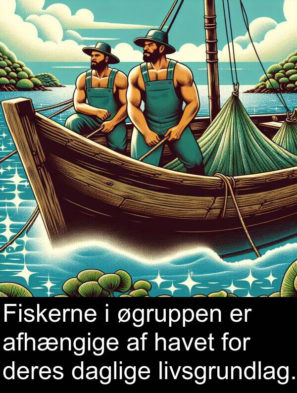 daglige: Fiskerne i øgruppen er afhængige af havet for deres daglige livsgrundlag.