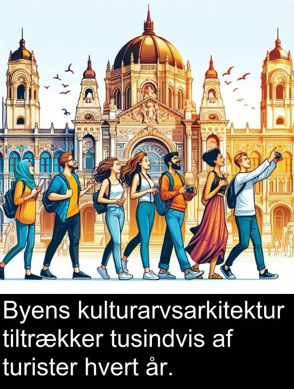 kulturarvsarkitektur: Byens kulturarvsarkitektur tiltrækker tusindvis af turister hvert år.