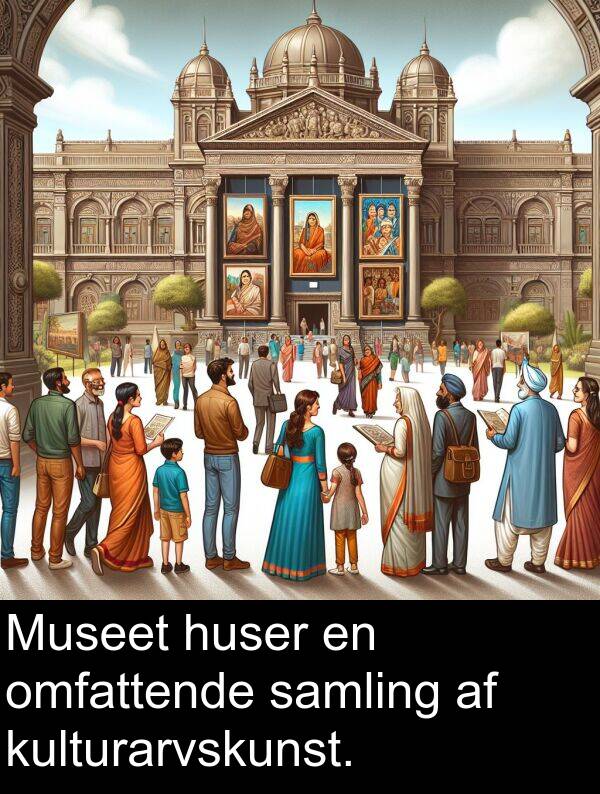 kulturarvskunst: Museet huser en omfattende samling af kulturarvskunst.