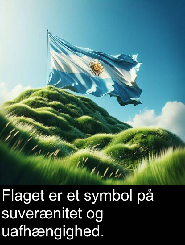 uafhængighed: Flaget er et symbol på suverænitet og uafhængighed.