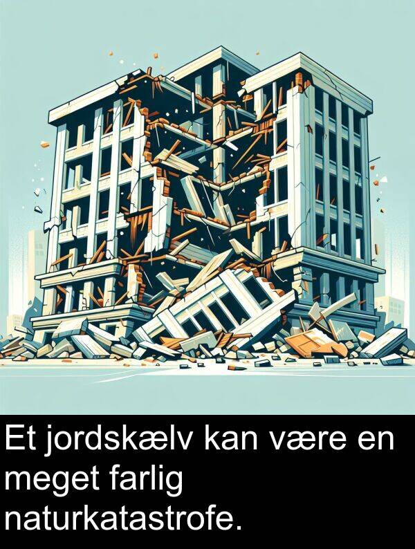 jordskælv: Et jordskælv kan være en meget farlig naturkatastrofe.