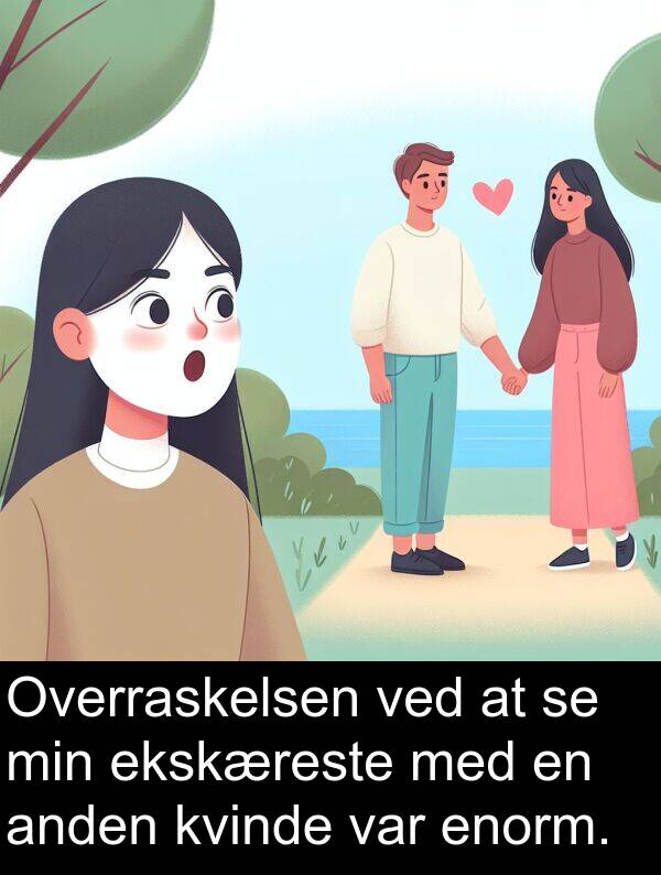 kvinde: Overraskelsen ved at se min ekskæreste med en anden kvinde var enorm.