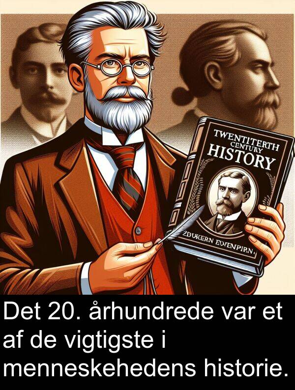 århundrede: Det 20. århundrede var et af de vigtigste i menneskehedens historie.