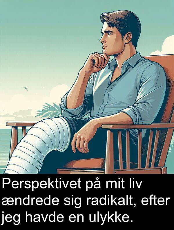 ulykke: Perspektivet på mit liv ændrede sig radikalt, efter jeg havde en ulykke.