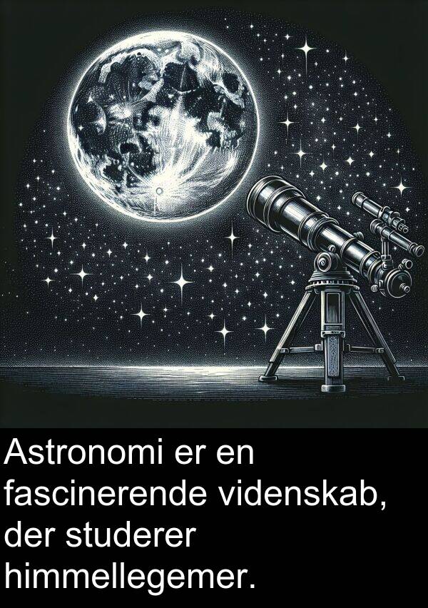 videnskab: Astronomi er en fascinerende videnskab, der studerer himmellegemer.