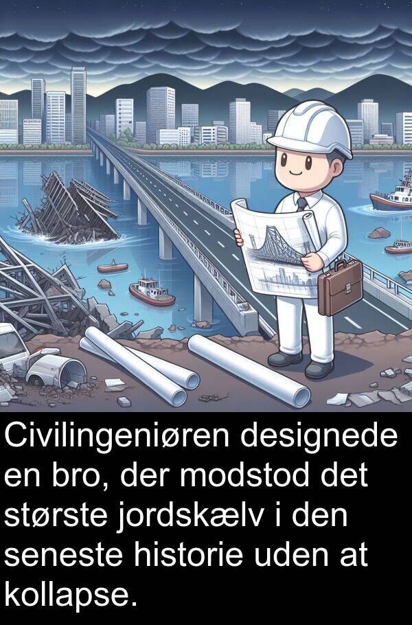 jordskælv: Civilingeniøren designede en bro, der modstod det største jordskælv i den seneste historie uden at kollapse.