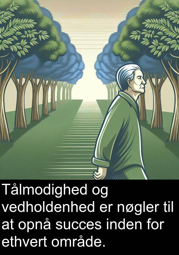 inden: Tålmodighed og vedholdenhed er nøgler til at opnå succes inden for ethvert område.