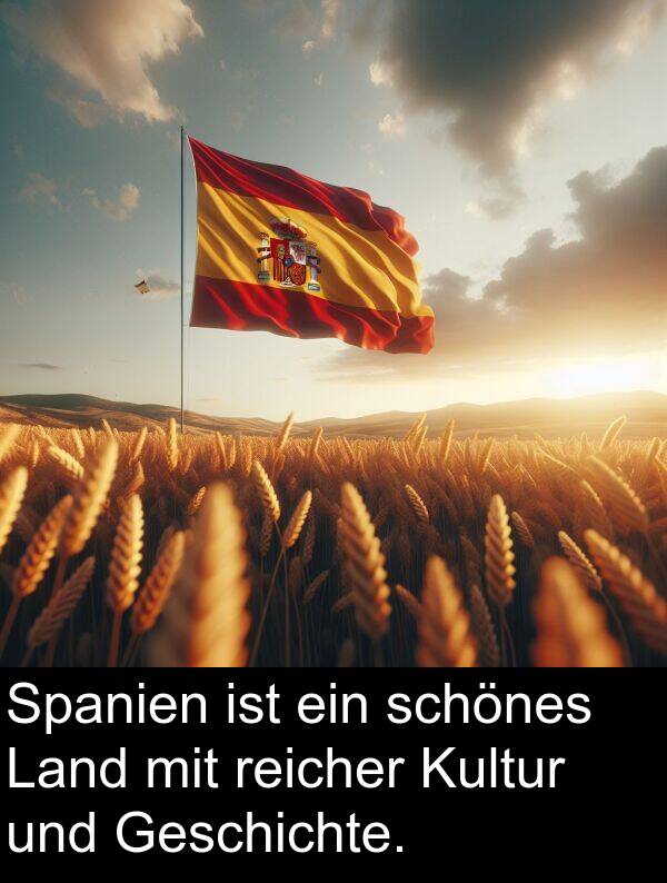 Spanien: Spanien ist ein schönes Land mit reicher Kultur und Geschichte.