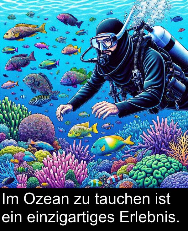 einzigartiges: Im Ozean zu tauchen ist ein einzigartiges Erlebnis.