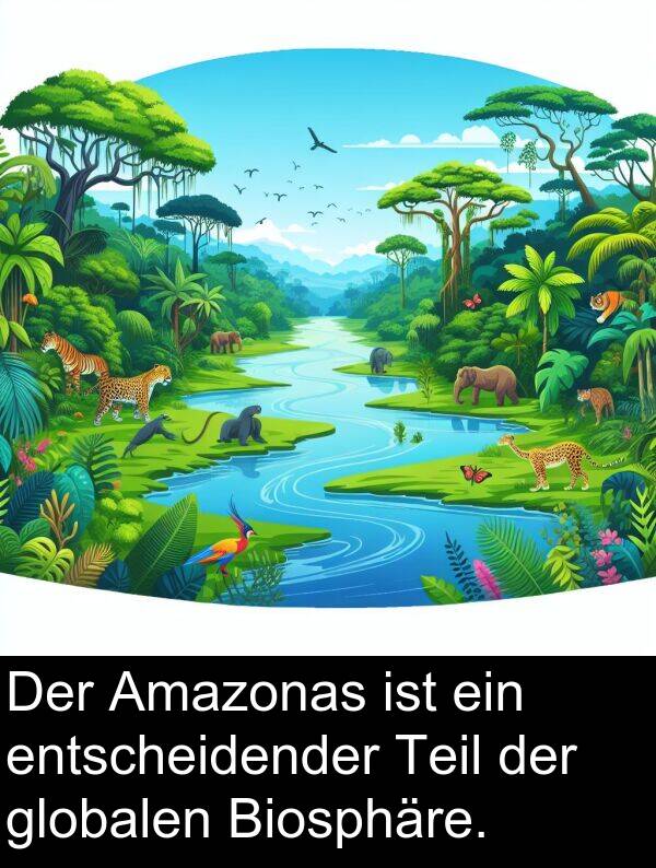globalen: Der Amazonas ist ein entscheidender Teil der globalen Biosphäre.