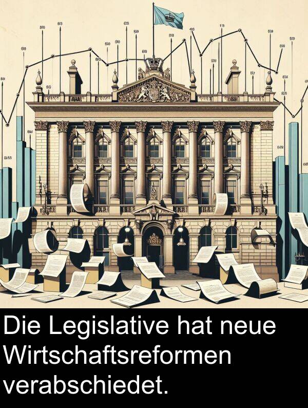 Wirtschaftsreformen: Die Legislative hat neue Wirtschaftsreformen verabschiedet.