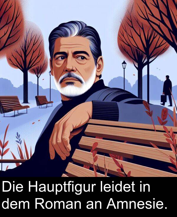 dem: Die Hauptfigur leidet in dem Roman an Amnesie.