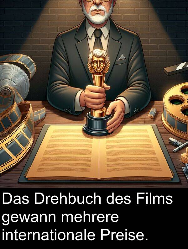 Drehbuch: Das Drehbuch des Films gewann mehrere internationale Preise.