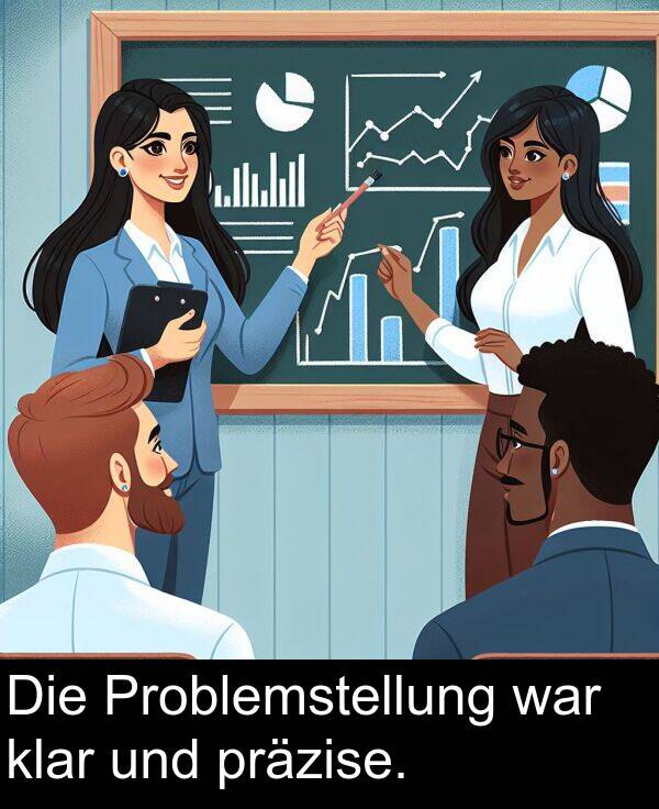 war: Die Problemstellung war klar und präzise.