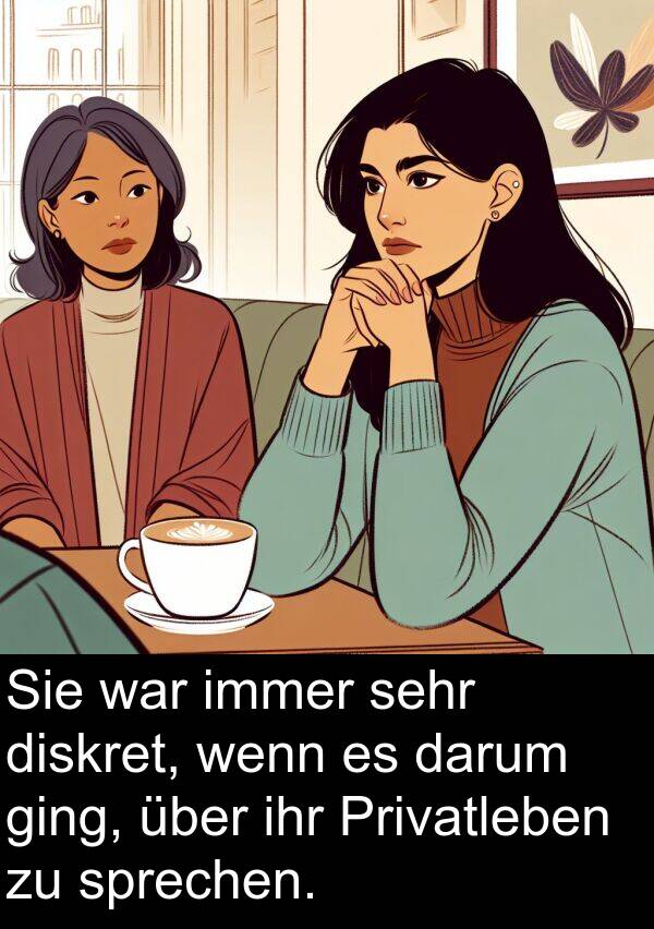 Privatleben: Sie war immer sehr diskret, wenn es darum ging, über ihr Privatleben zu sprechen.