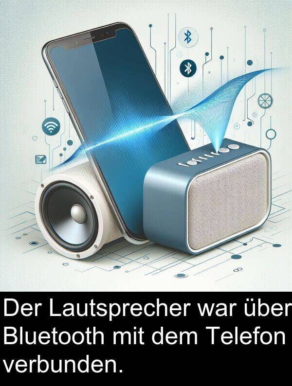 Bluetooth: Der Lautsprecher war über Bluetooth mit dem Telefon verbunden.