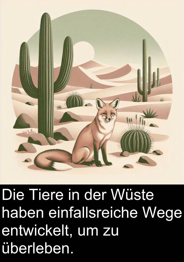Tiere: Die Tiere in der Wüste haben einfallsreiche Wege entwickelt, um zu überleben.