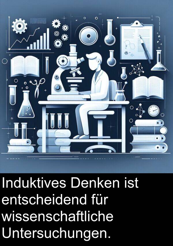 wissenschaftliche: Induktives Denken ist entscheidend für wissenschaftliche Untersuchungen.