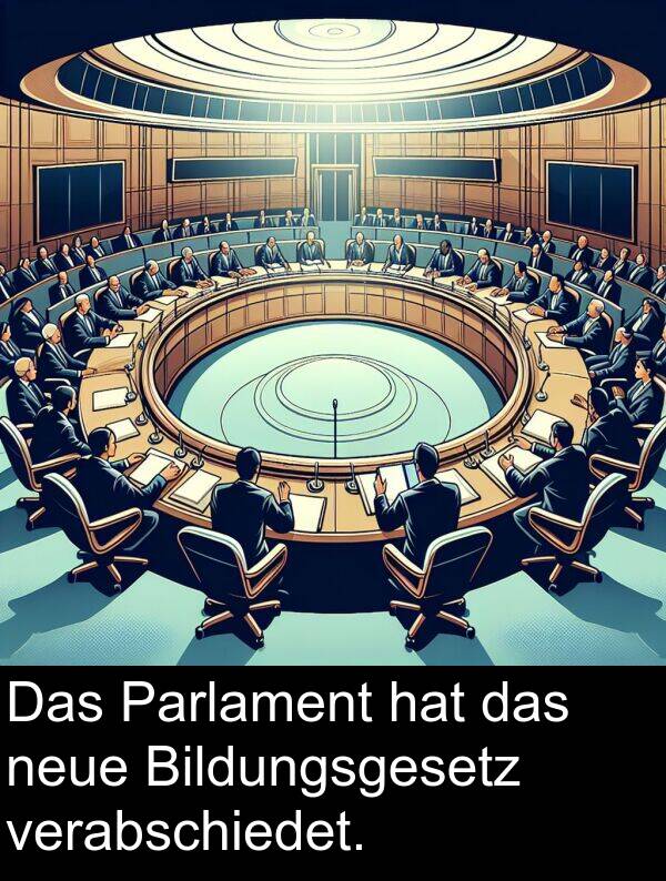 Bildungsgesetz: Das Parlament hat das neue Bildungsgesetz verabschiedet.