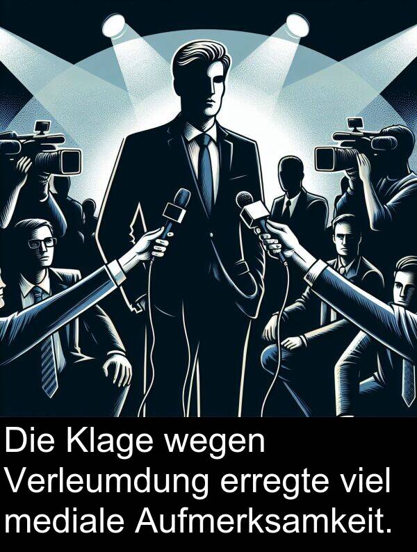 viel: Die Klage wegen Verleumdung erregte viel mediale Aufmerksamkeit.