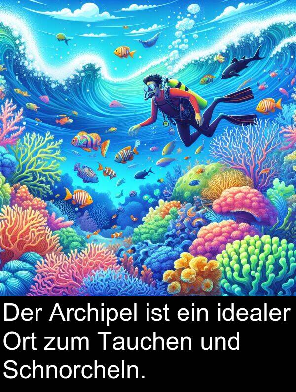 idealer: Der Archipel ist ein idealer Ort zum Tauchen und Schnorcheln.