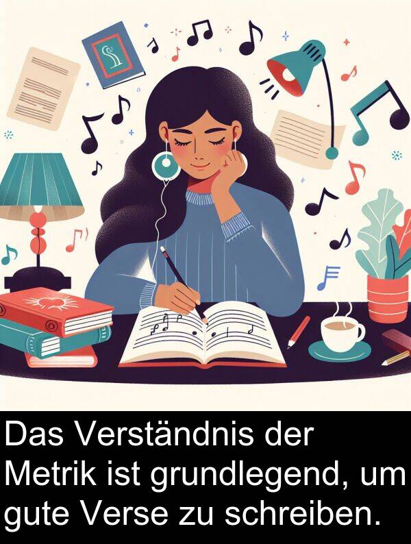 Metrik: Das Verständnis der Metrik ist grundlegend, um gute Verse zu schreiben.