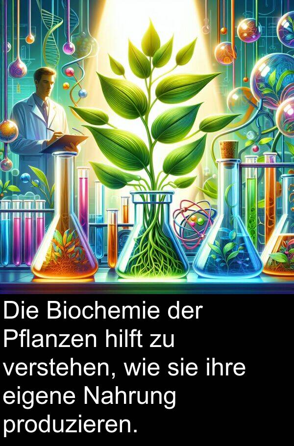 produzieren: Die Biochemie der Pflanzen hilft zu verstehen, wie sie ihre eigene Nahrung produzieren.