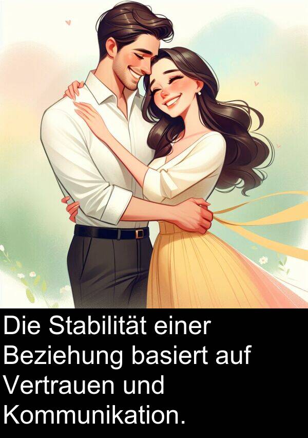 Vertrauen: Die Stabilität einer Beziehung basiert auf Vertrauen und Kommunikation.