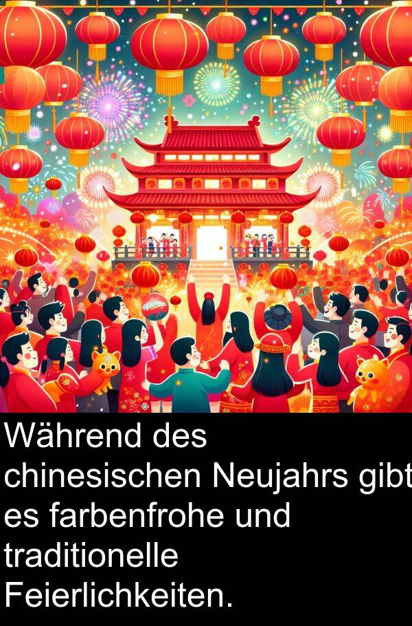 farbenfrohe: Während des chinesischen Neujahrs gibt es farbenfrohe und traditionelle Feierlichkeiten.