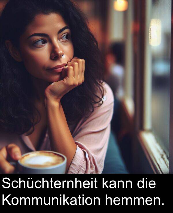 Kommunikation: Schüchternheit kann die Kommunikation hemmen.