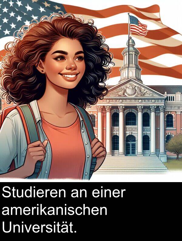 Universität: Studieren an einer amerikanischen Universität.