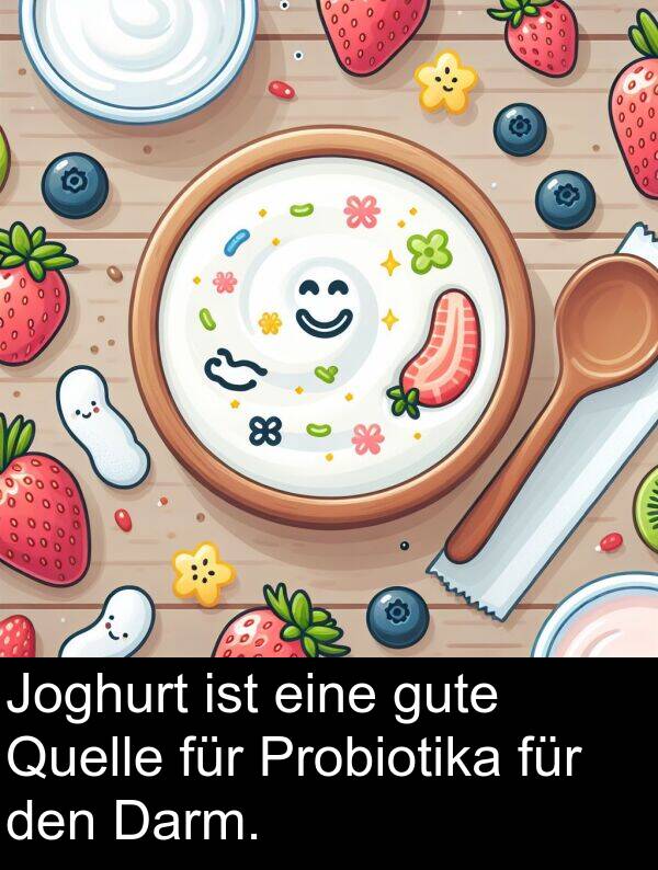 Darm: Joghurt ist eine gute Quelle für Probiotika für den Darm.