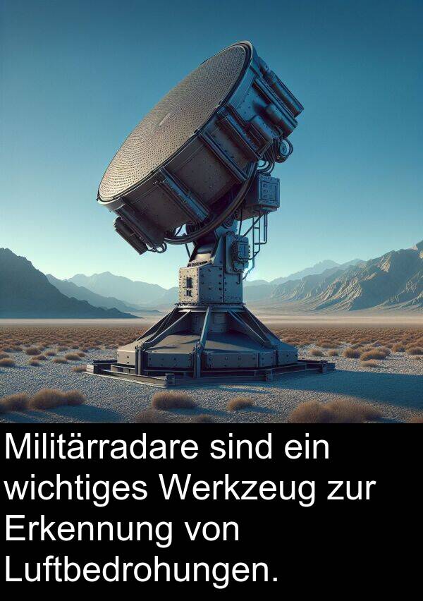 Militärradare: Militärradare sind ein wichtiges Werkzeug zur Erkennung von Luftbedrohungen.